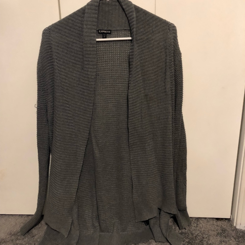 Express grey cardigan